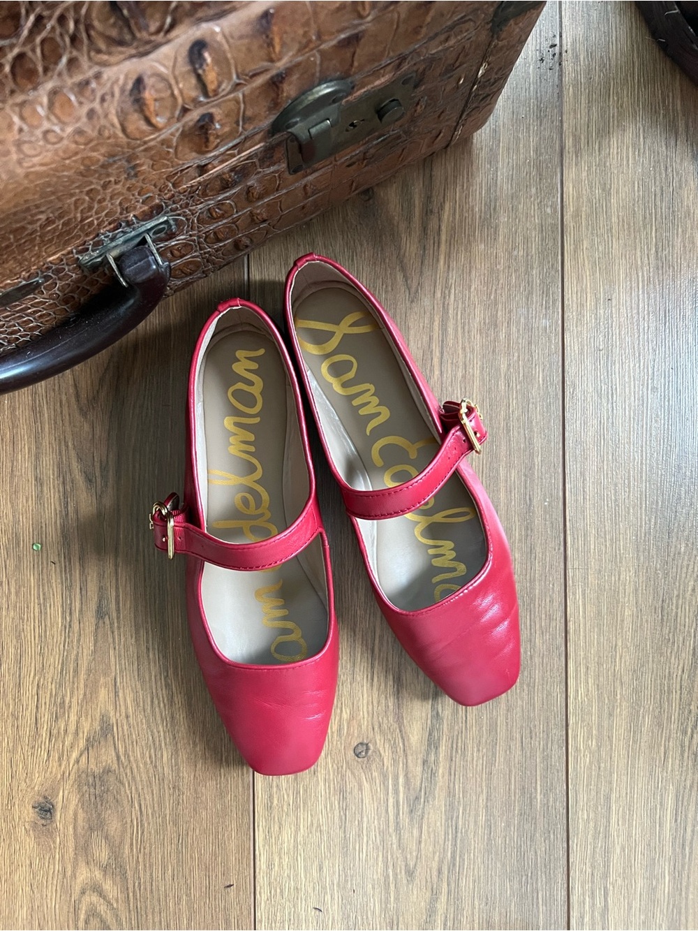 Sam Edelman Michaela Leather Mary Jane Ballet Flat size 8.5